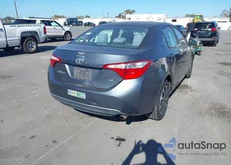 2016 Toyota Corolla Le from USA, damaged, VIN 2T1BURHE0GC639769